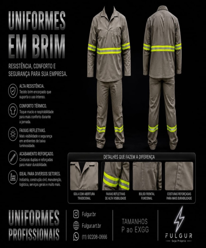 Uniformes em brim